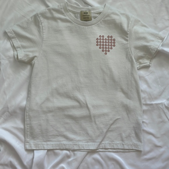 ☀️SOLD☀️ Anthropologie Upcycle Heart Tshirt - Picture 4 of 8